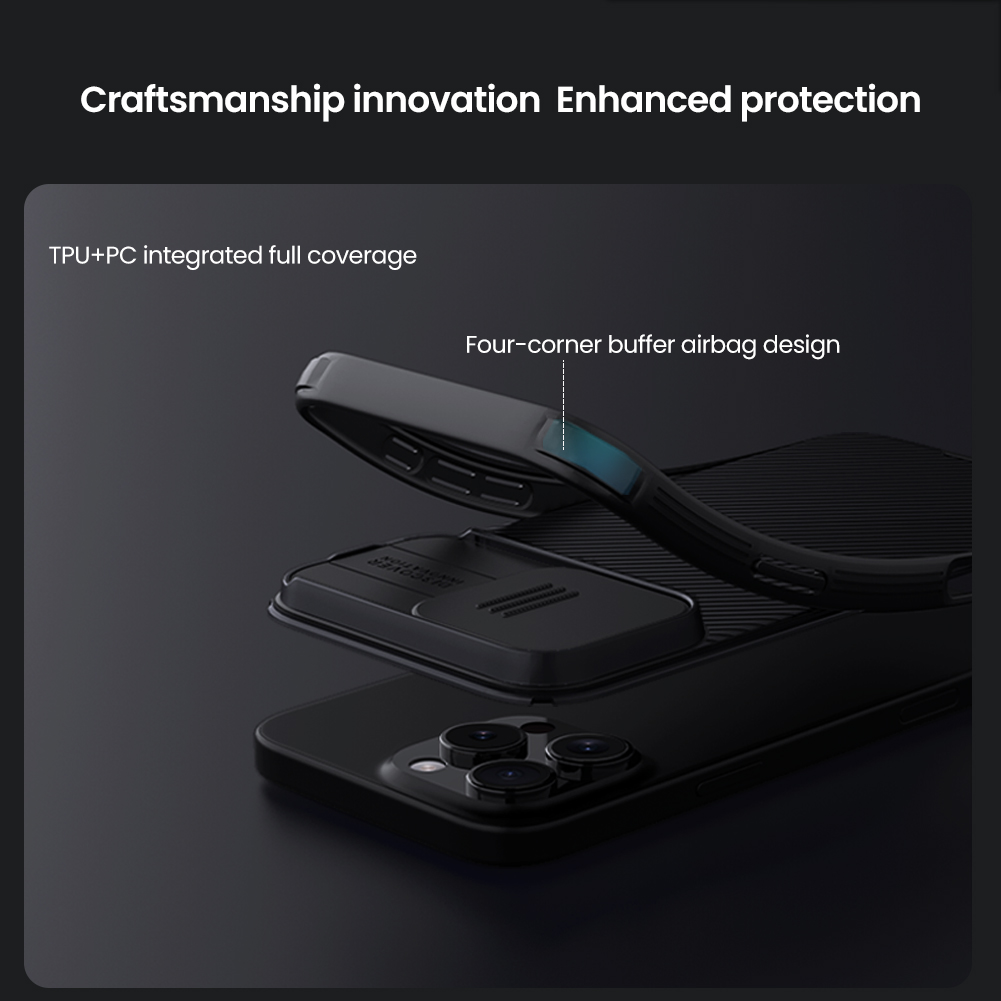 Nillkin CamShield PRO Zadní Kryt pro Apple iPhone 16 Pro Max Black