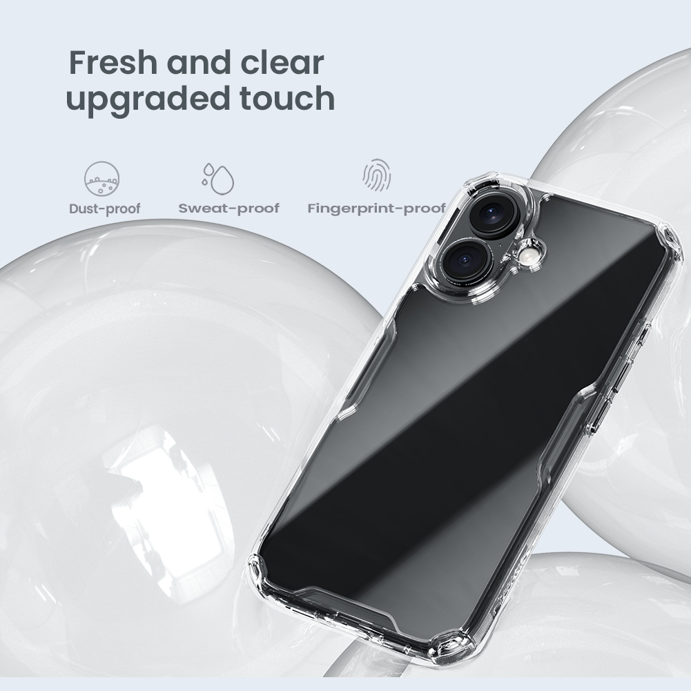 Nillkin Nature TPU PRO Kryt pro Apple iPhone 16 Plus Transparent