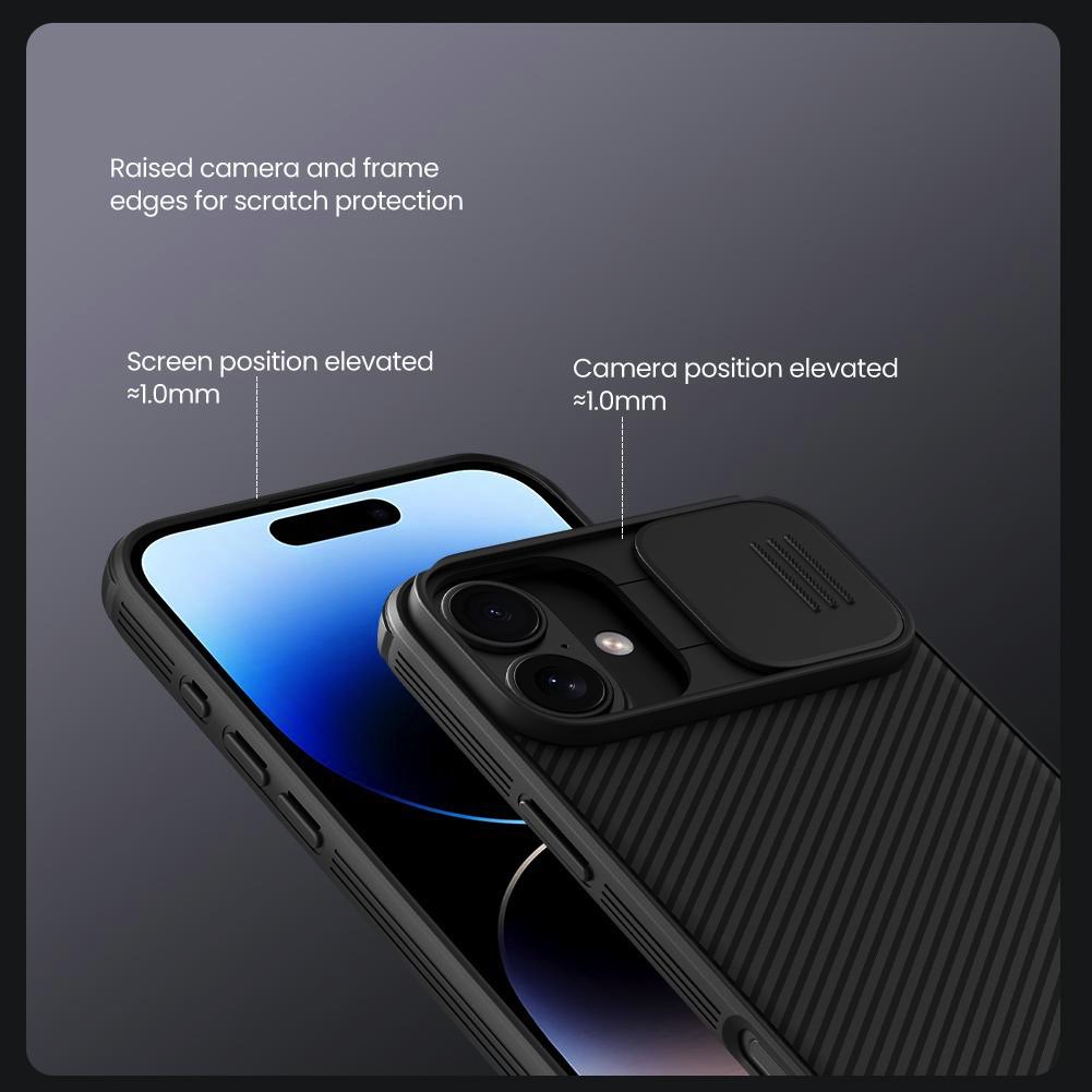 Nillkin CamShield PRO Magnetic Zadní Kryt pro Apple iPhone 16 Plus Black