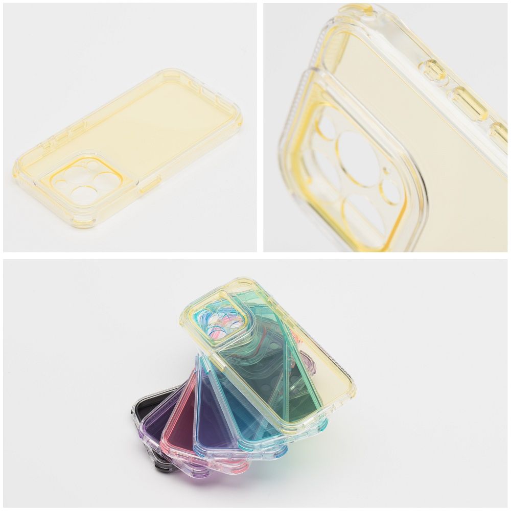 MATRIX CLEAR Case for IPHONE 15 yellow