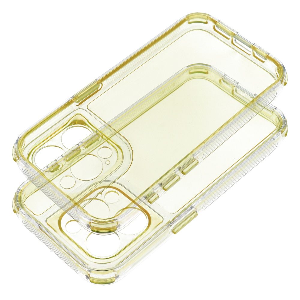 MATRIX CLEAR Case for IPHONE 15 Pro yellow