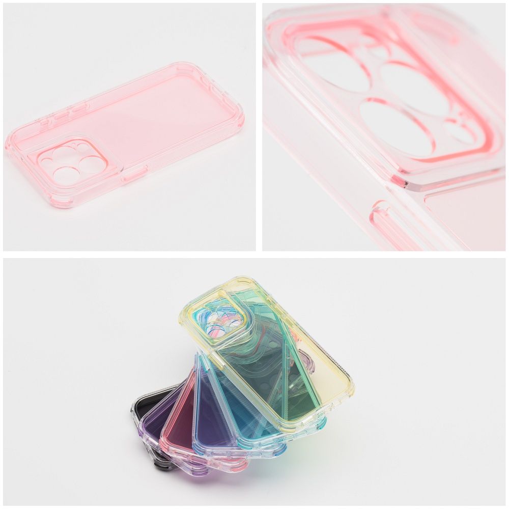 MATRIX CLEAR Case for IPHONE 15 powder pink