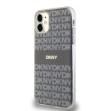 DKNY PC/TPU Repeat Pattern Tonal Stripe Magsafe Zadní Kryt pro iPhone 11 Beige