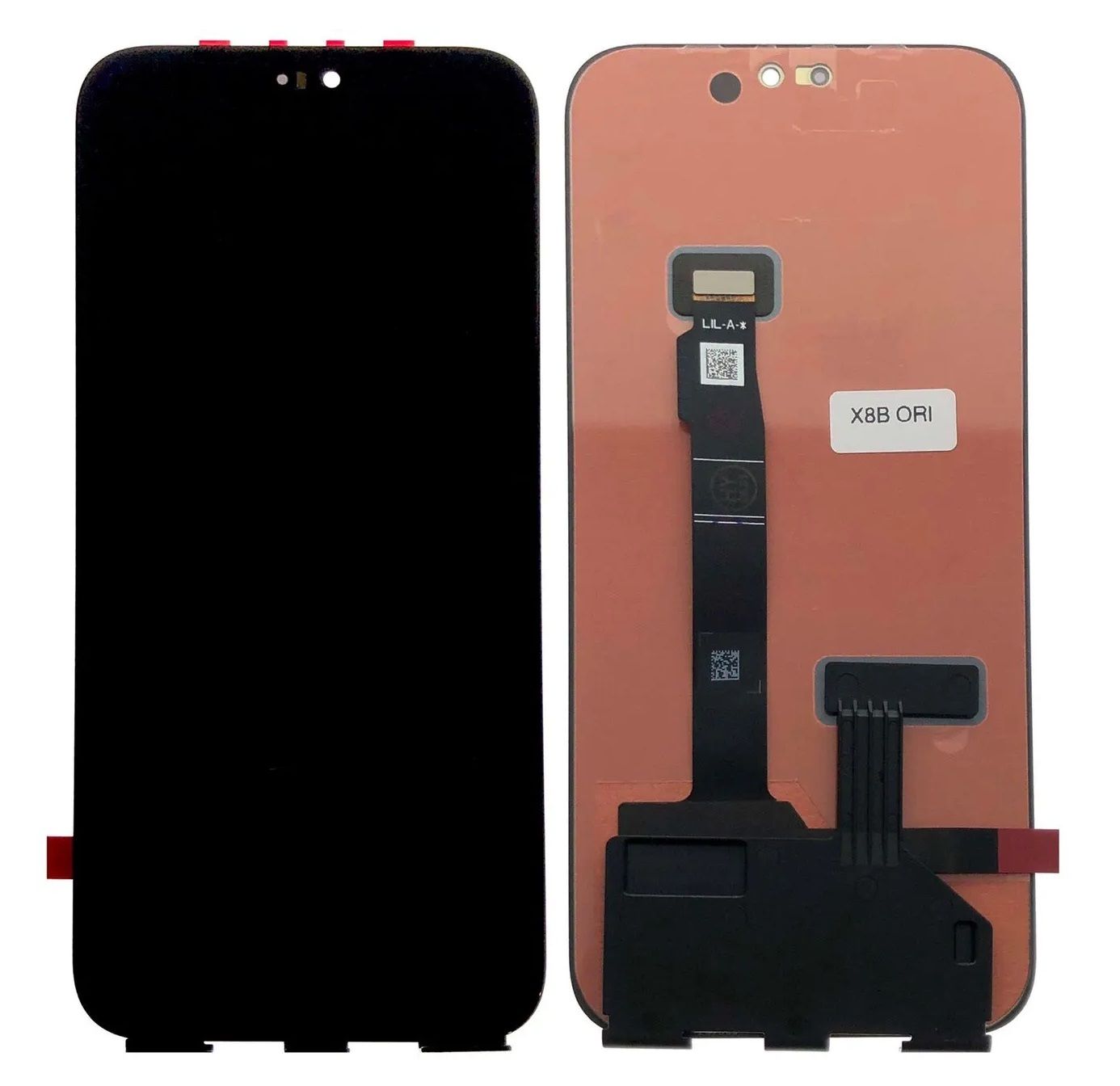 LCD + dotyk + přední kryt pro Honor 200, black (Service Pack)