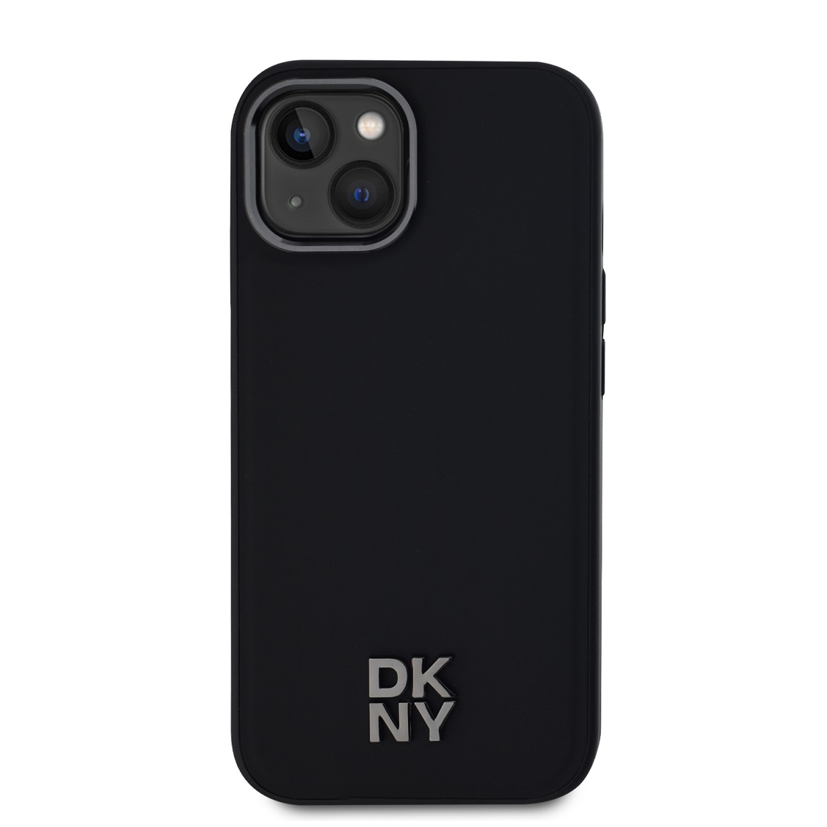 DKNY PU Leather Stack Logo Magsafe Zadní Kryt pro iPhone 14 Black