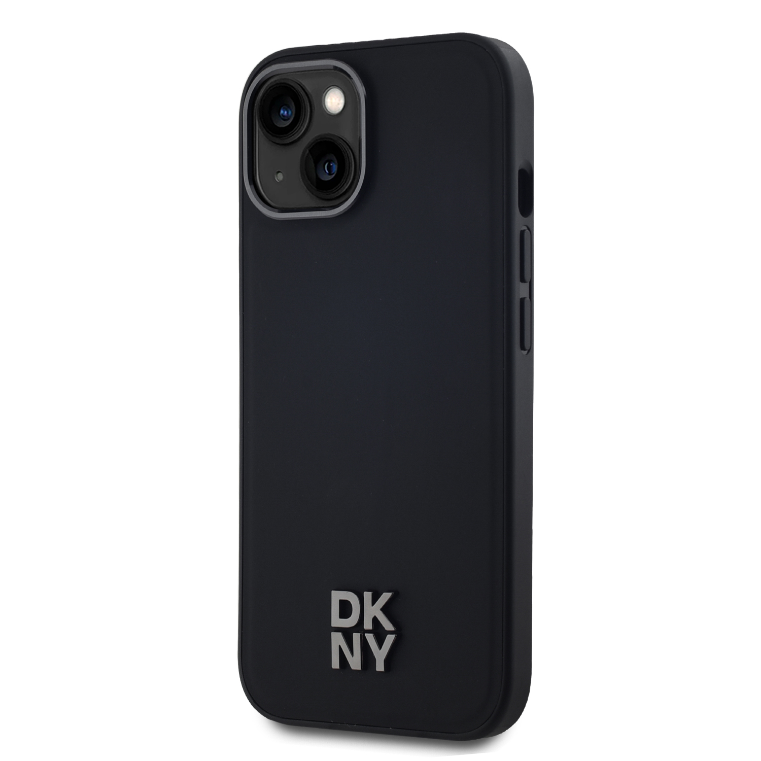 DKNY PU Leather Stack Logo Magsafe Zadní Kryt pro iPhone 14 Black