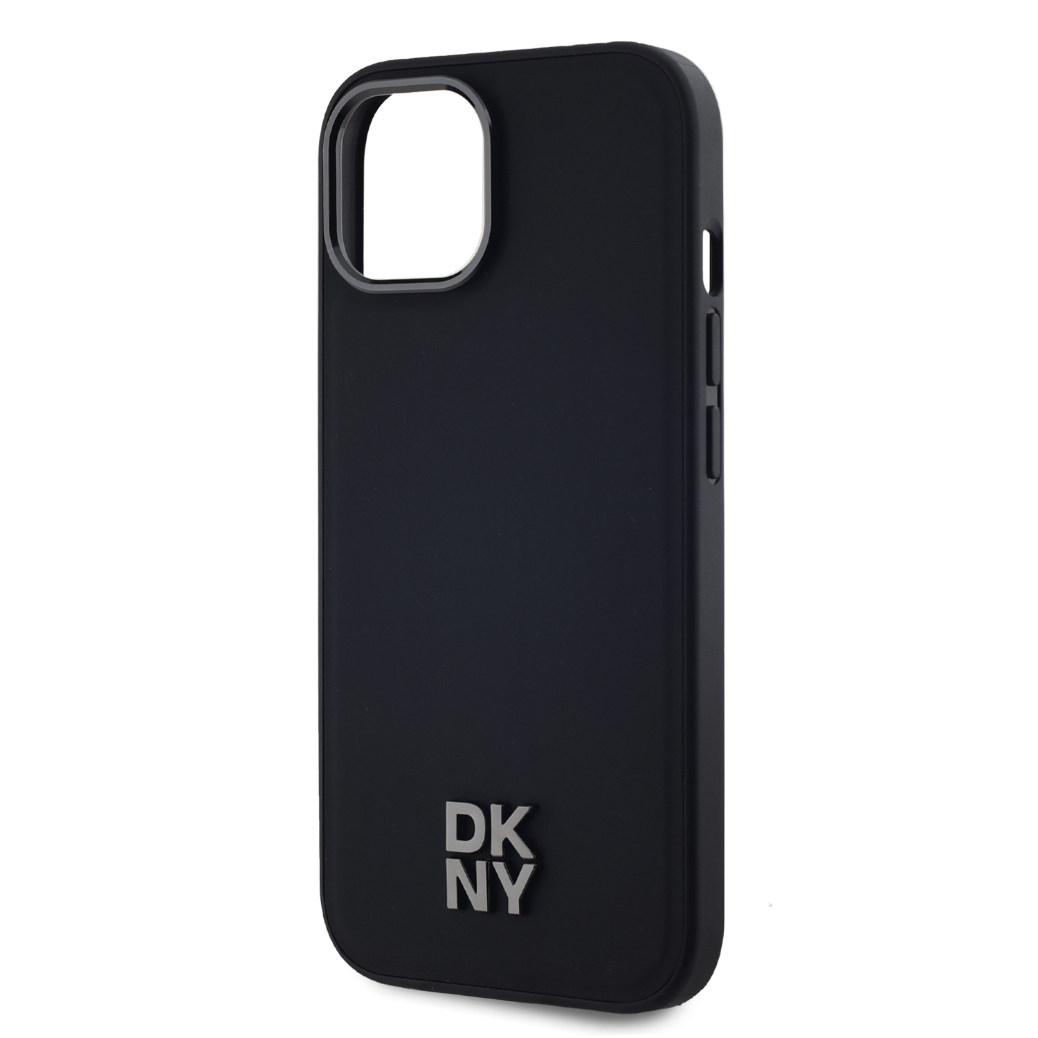 DKNY PU Leather Stack Logo Magsafe Zadní Kryt pro iPhone 14 Black