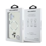 Karl Lagerfeld IML Karl and Choupette MagSafe Zadní Kryt pro iPhone 16 Plus Transparent