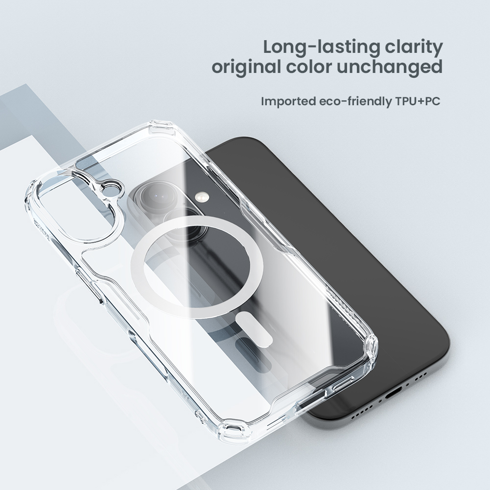 Nillkin Nature TPU PRO Magnetic Kryt pro Apple iPhone 16 Transparent