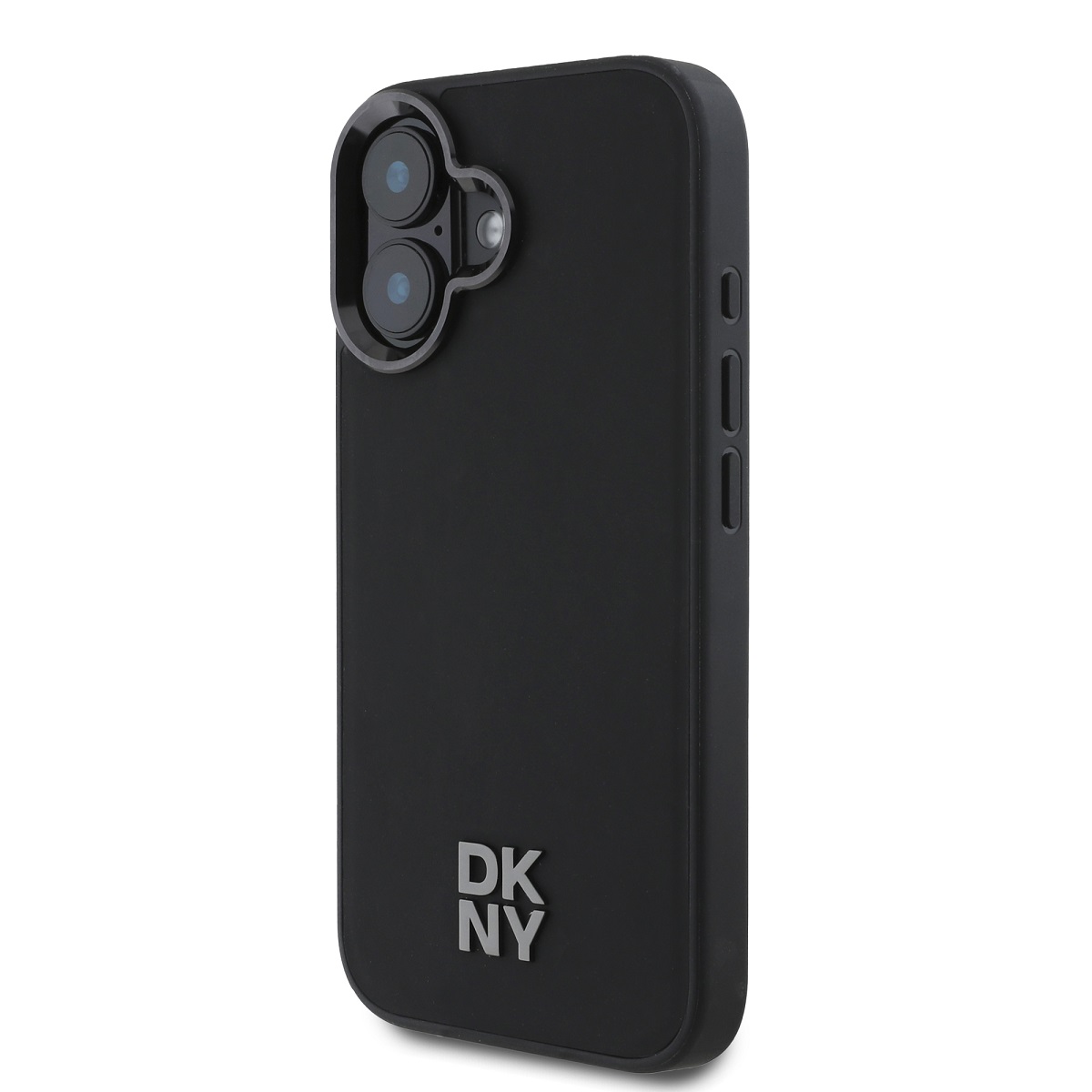 DKNY PU Leather Stack Logo Magsafe Zadní Kryt pro iPhone 16 Black