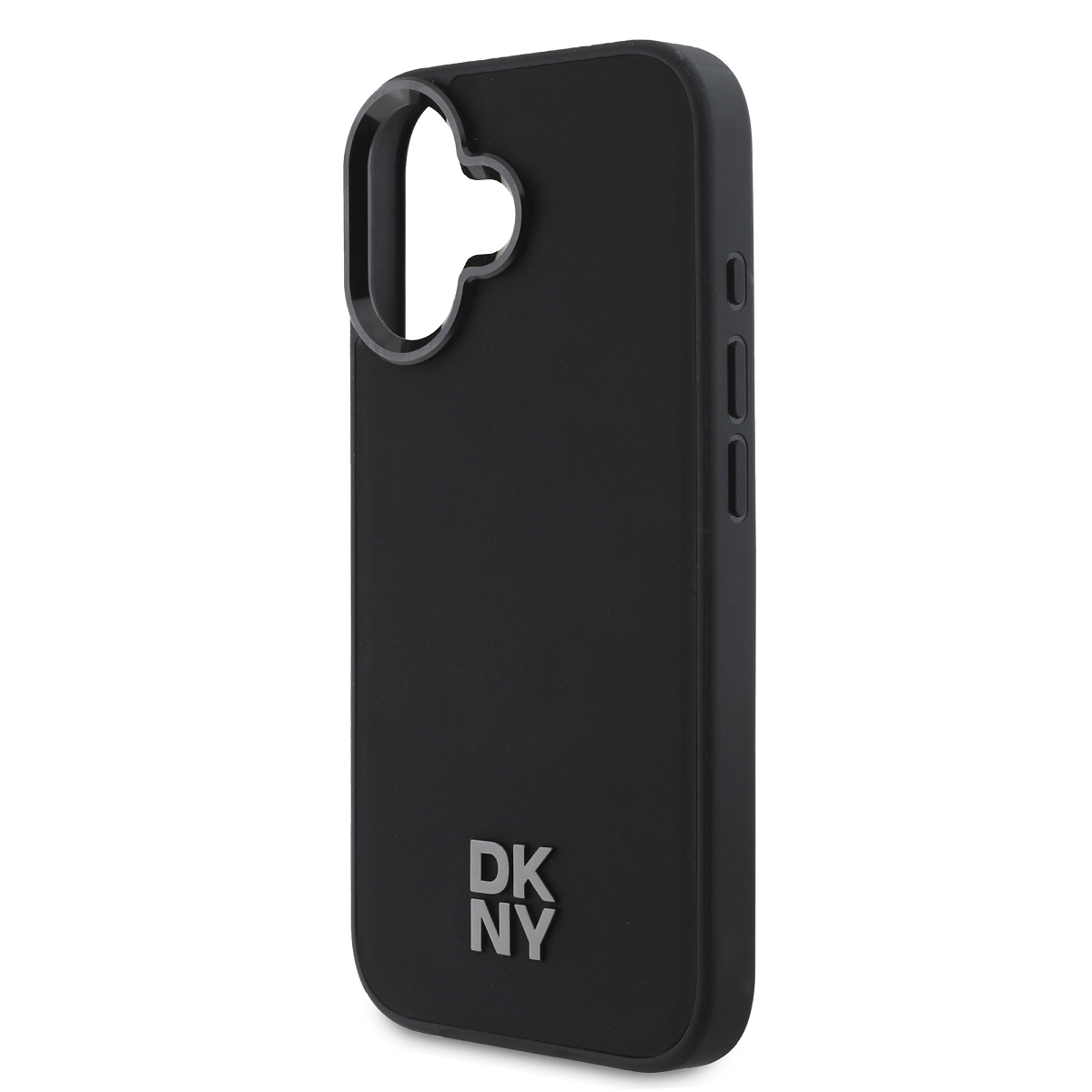 DKNY PU Leather Stack Logo Magsafe Zadní Kryt pro iPhone 16 Black