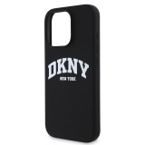 DKNY Liquid Silicone Arch Logo MagSafe Zadní Kryt pro iPhone 16 Pro Black