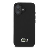 Lacoste Iconic Petit Pique Woven Logo MagSafe Zadní Kryt pro iPhone 16 Black