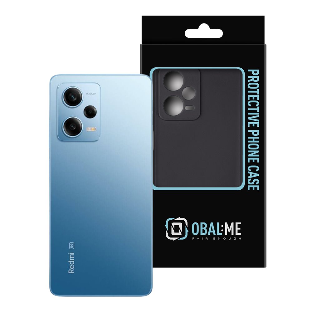 OBAL:ME Matte TPU Kryt pro Xiaomi Redmi Note 12 Pro 5G Black