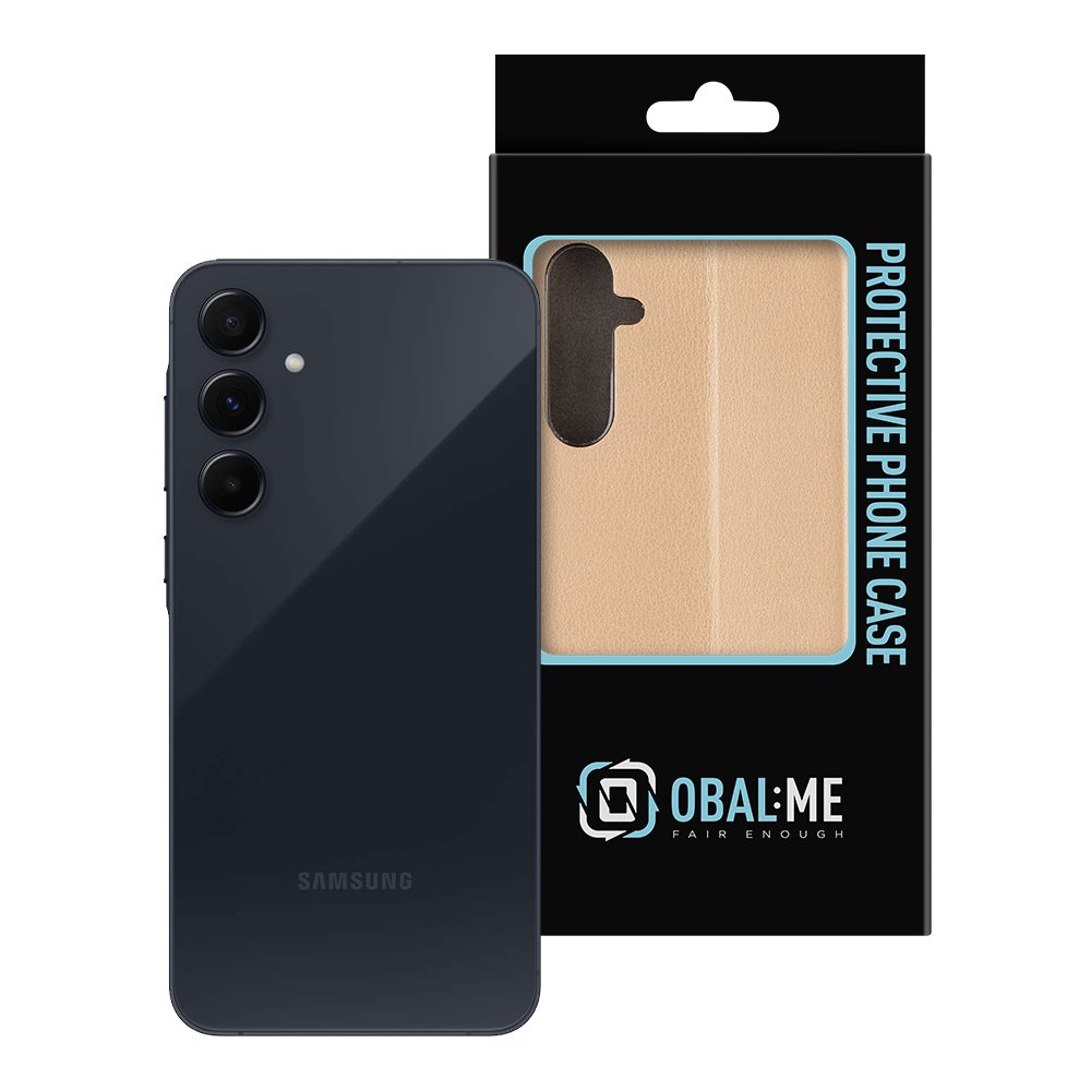 OBAL:ME Book Pouzdro pro Samsung Galaxy A55 5G Gold