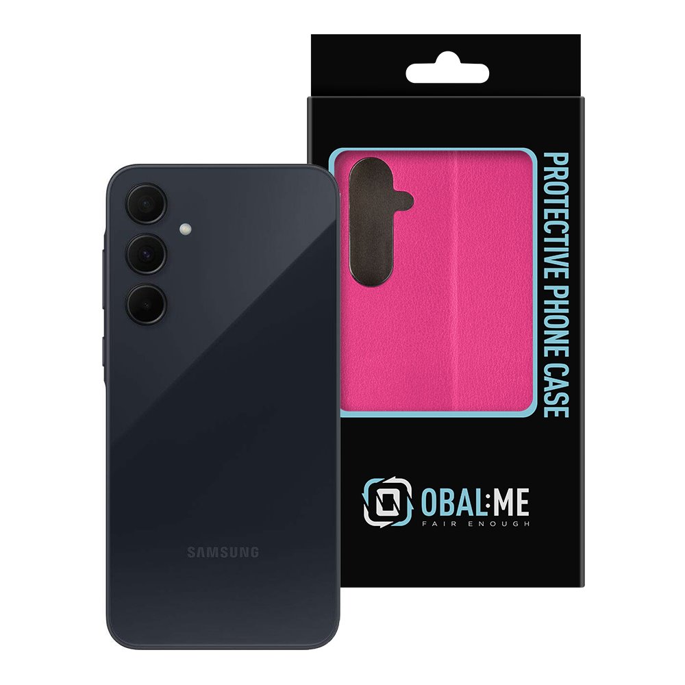 OBAL:ME Book Pouzdro pro Samsung Galaxy A35 5G Rose Red