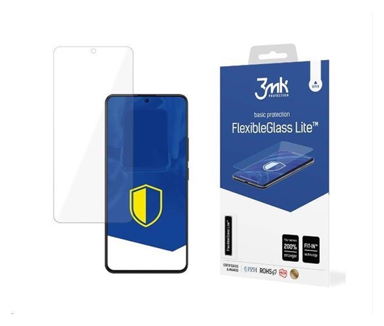 Tvrzené sklo 3mk FlexibleGlass Lite pro Samsung Galaxy S25+, transparentní