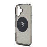 Mercedes PC/TPU Star Pattern MagSafe Zadní Kryt pro iPhone 16 Black