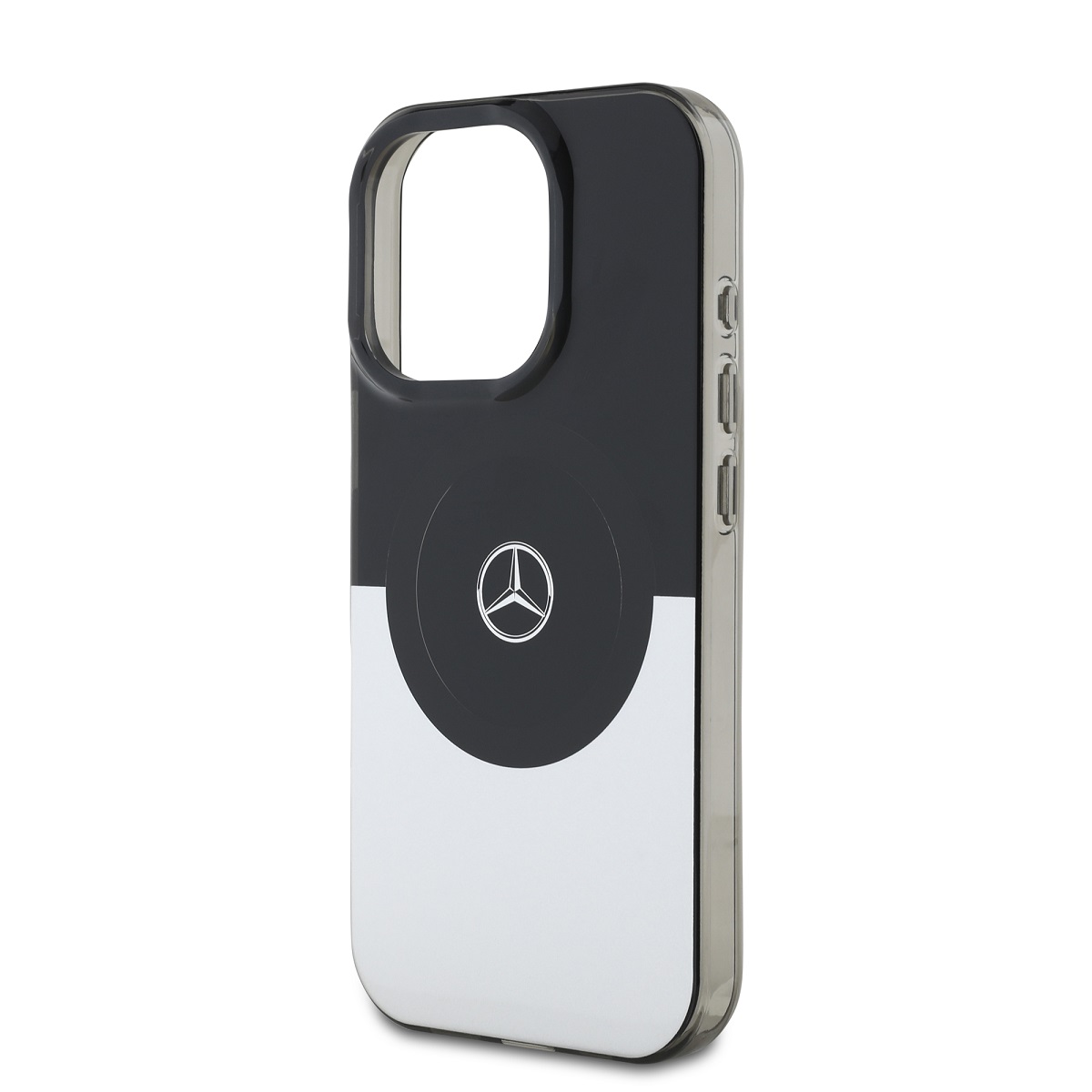 Mercedes PC/TPU Double Layer MagSafe Zadní Kryt pro iPhone 16 Pro Black/Silver