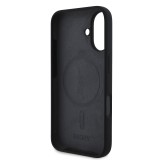 DKNY Liquid Silicone Arch Logo MagSafe Zadní Kryt pro iPhone 16 Black