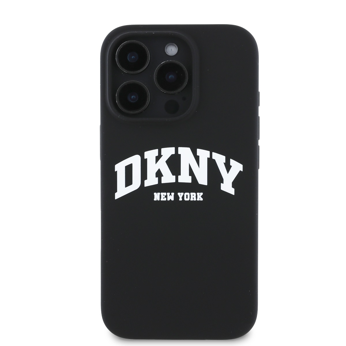 DKNY Liquid Silicone Arch Logo MagSafe Zadní Kryt pro iPhone 16 Pro Max Black