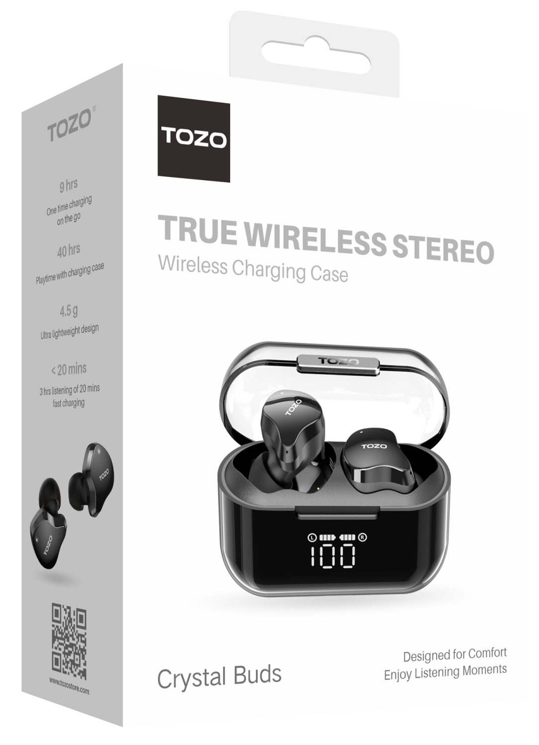 TOZO Crystal Buds