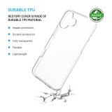 TPU gelový kryt FIXED ReStory AntiUV pro Apple iPhone 16 Plus, čirý