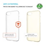 TPU gelový kryt FIXED ReStory AntiUV pro Apple iPhone 7/8/SE (2020/2022), čirý