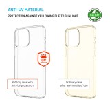 TPU gelový kryt FIXED ReStory AntiUV pro Apple iPhone 15 Pro Max, čirý