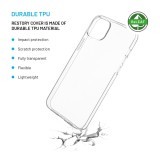 TPU gelový kryt FIXED ReStory AntiUV pro Apple iPhone 15 Plus, čirý