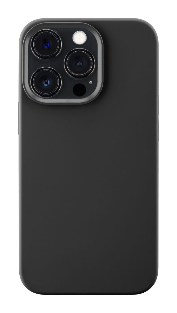 Ochranný silikonový kryt Cellularline Sensation pro Apple iPhone 16 Pro, černý