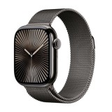 Apple Watch Series 10 GPS + Cellular 42mm Slate Titanium / Slate Milanese Loop