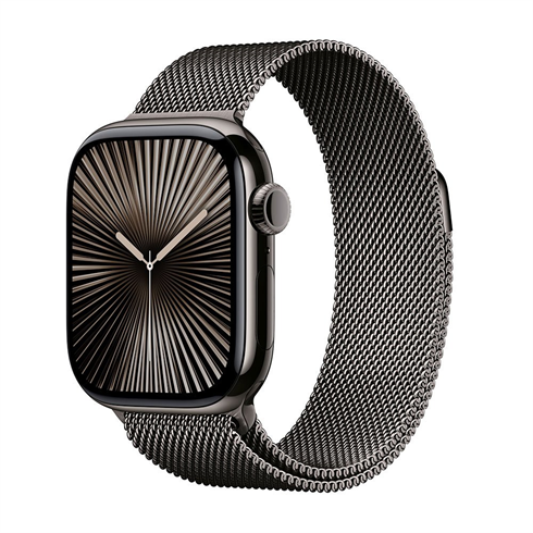 Apple Watch Series 10 GPS + Cellular 42mm Slate Titanium / Slate Milanese Loop