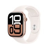 Apple Watch Series 10 GPS 42mm Rose Gold Aluminium / Light Blush Sport Band - S/M