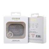 Guess 4G Script PC/PU Charm Pouzdro pro AirPods Pro 2 Brown