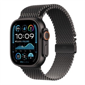 Apple Watch Ultra 2 GPS + Cellular 49mm Black Titanium / Black Titanium Milanese Loop - S