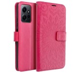 Flipové pouzdro MEZZO Book case pro Xiaomi Redmi 14C, mandala magenta