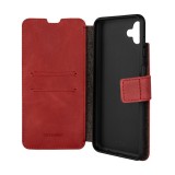 Kožené pouzdro typu kniha FIXED ProFit pro Samsung Galaxy M13 5G, červené