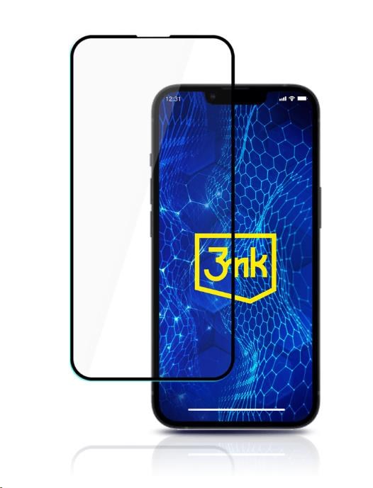 Tvrzené sklo 3mk HardGlass Max Lite pro Motorola Edge 50 Neo, černá