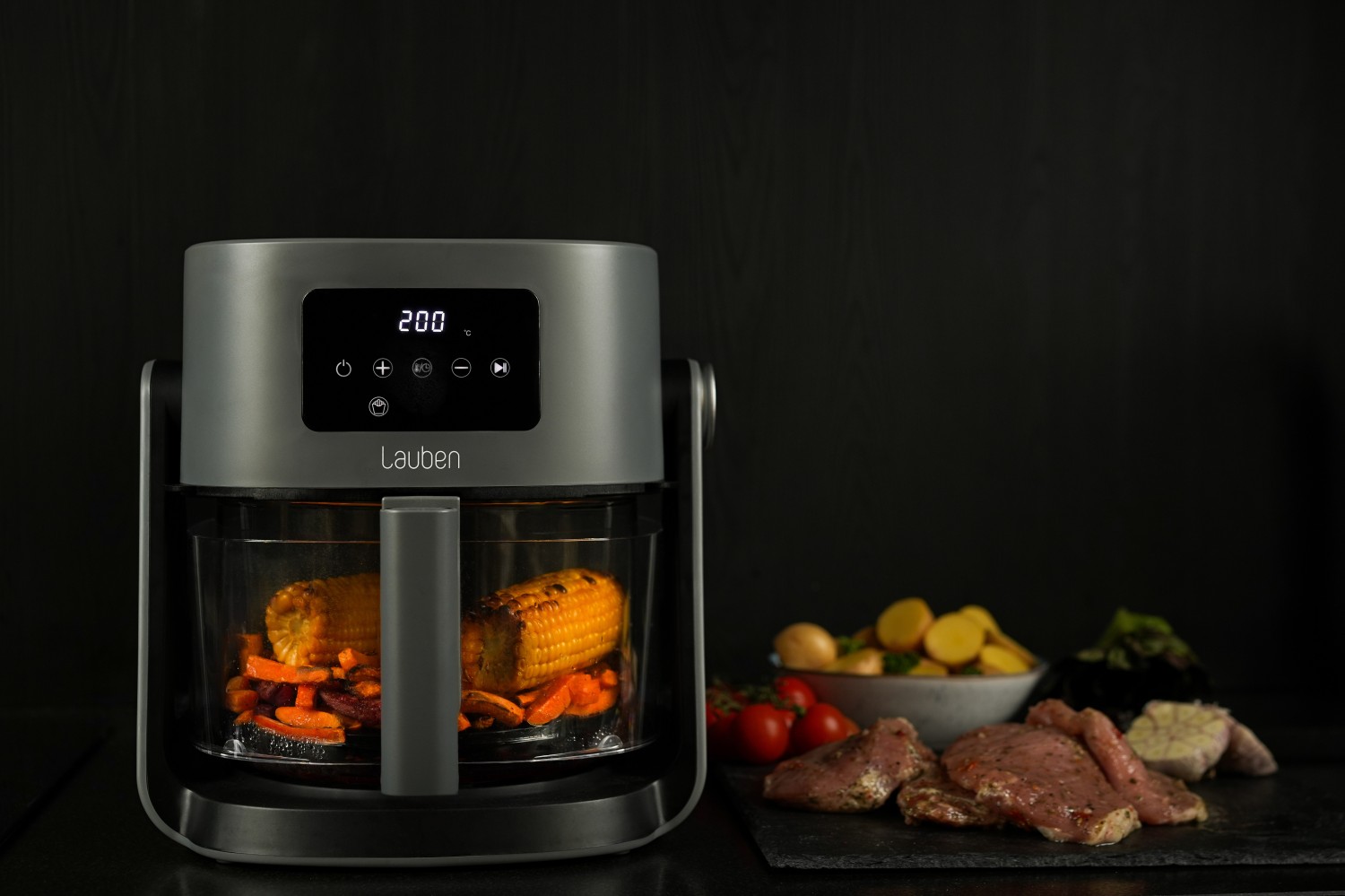 Lauben Glass&Grill Air Fryer 3in1 5500BG