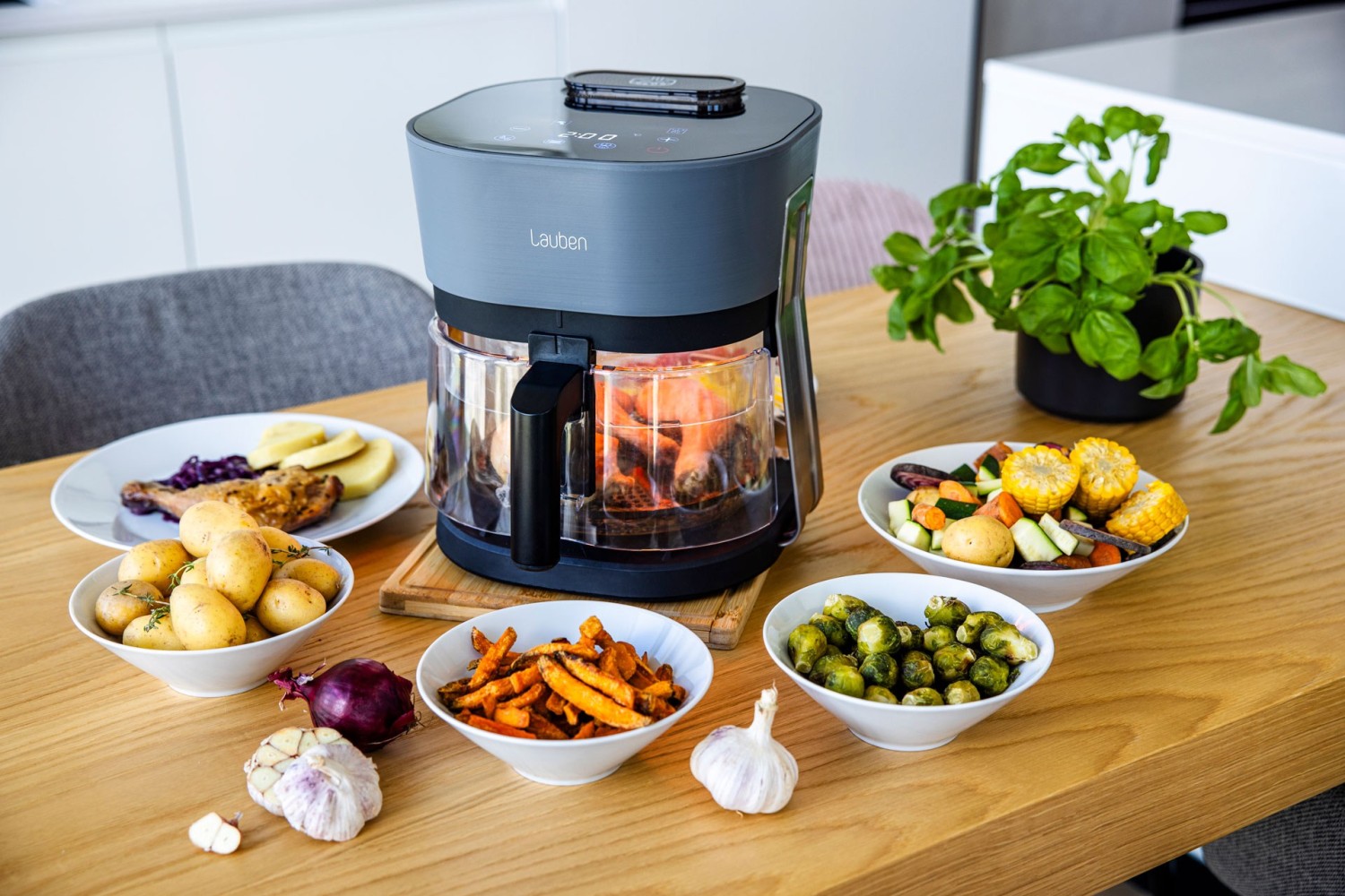 Lauben Glass&SteamAir® Fryer 4500BG