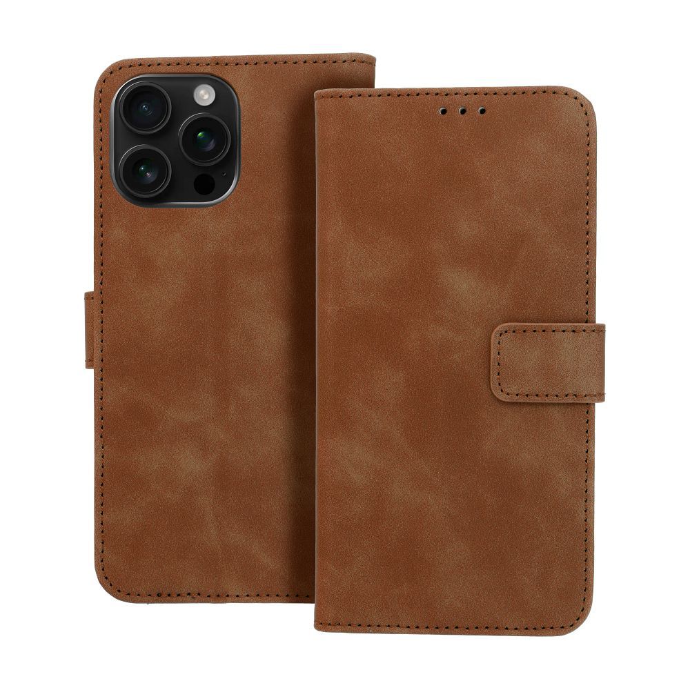 TENDER Book Case for IPHONE 16 Pro Max brown