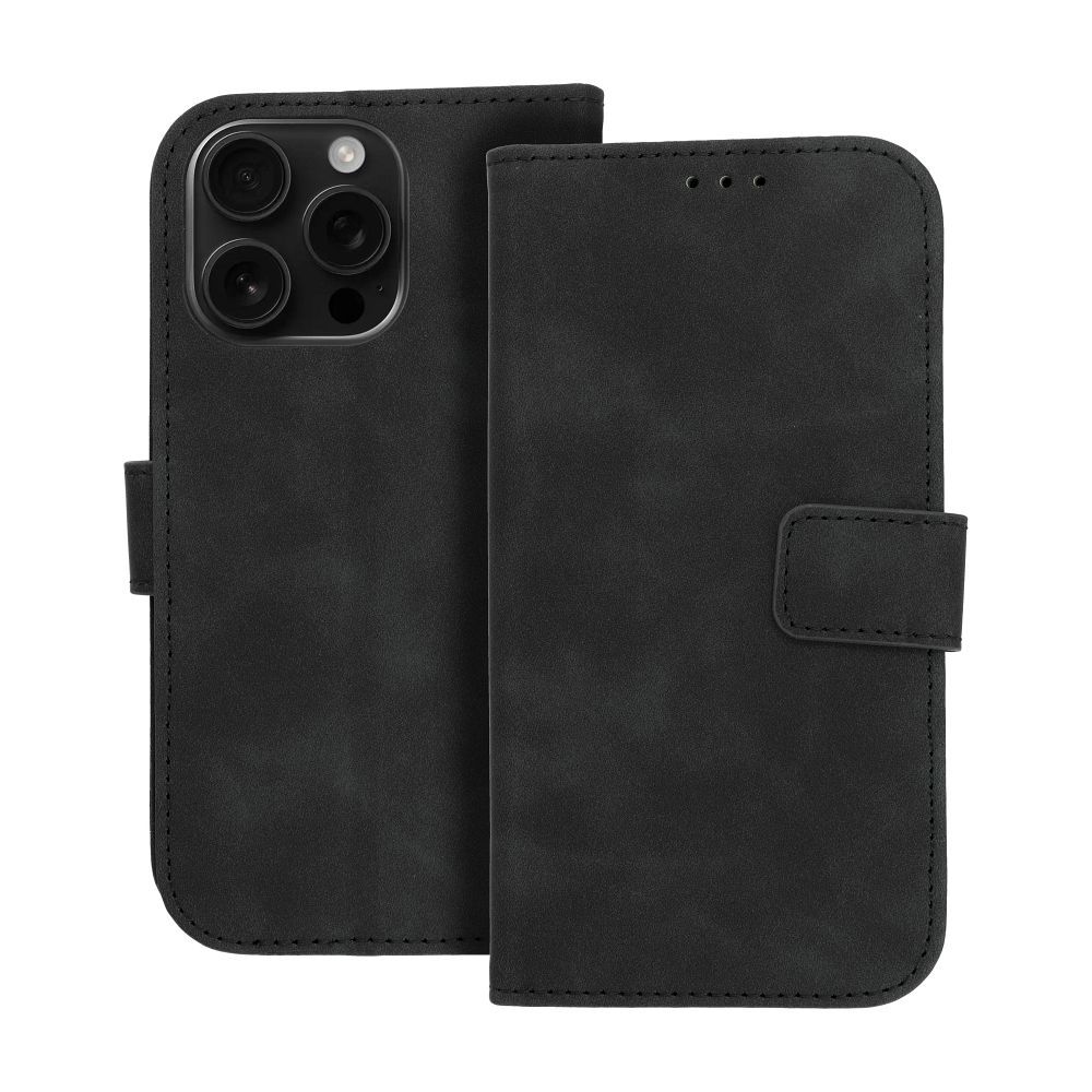 TENDER Book Case for IPHONE 16 Pro black