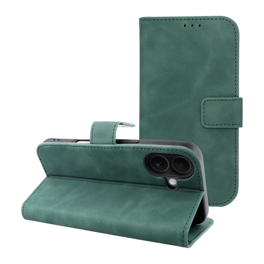 TENDER Book Case for IPHONE 16 green