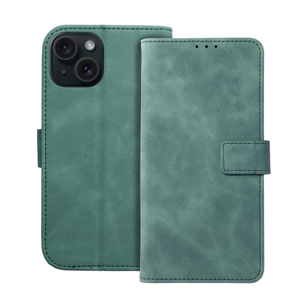 TENDER Book Case for IPHONE 15 green