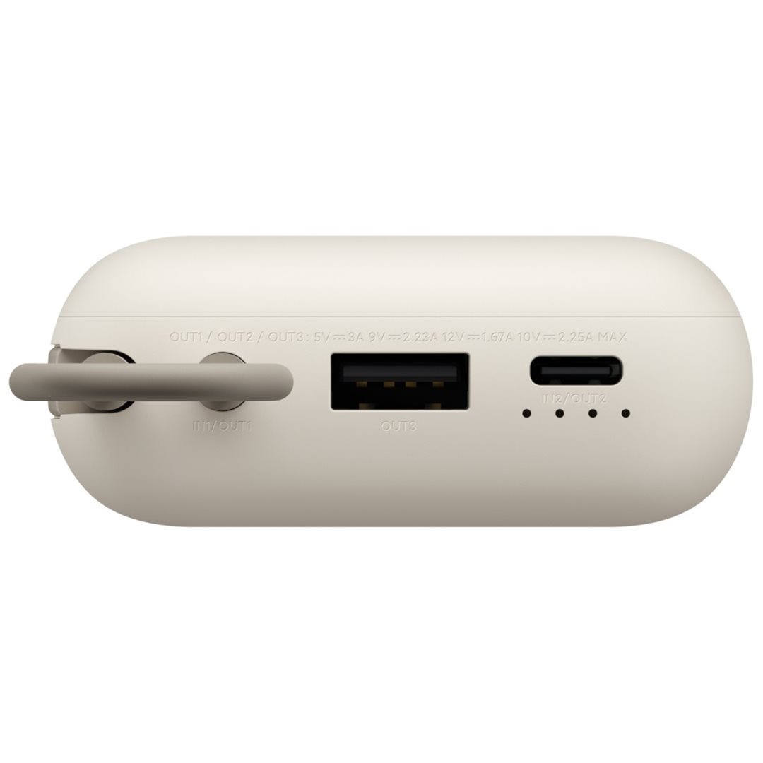 Xiaomi Power Bank 10000mAh (integrovaný kabel) Tan