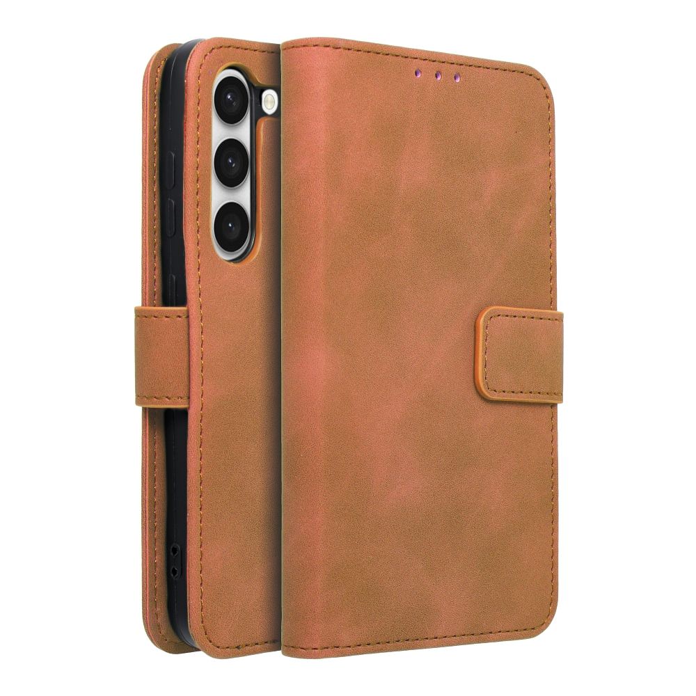 TENDER Book Case for SAMSUNG S23 brown