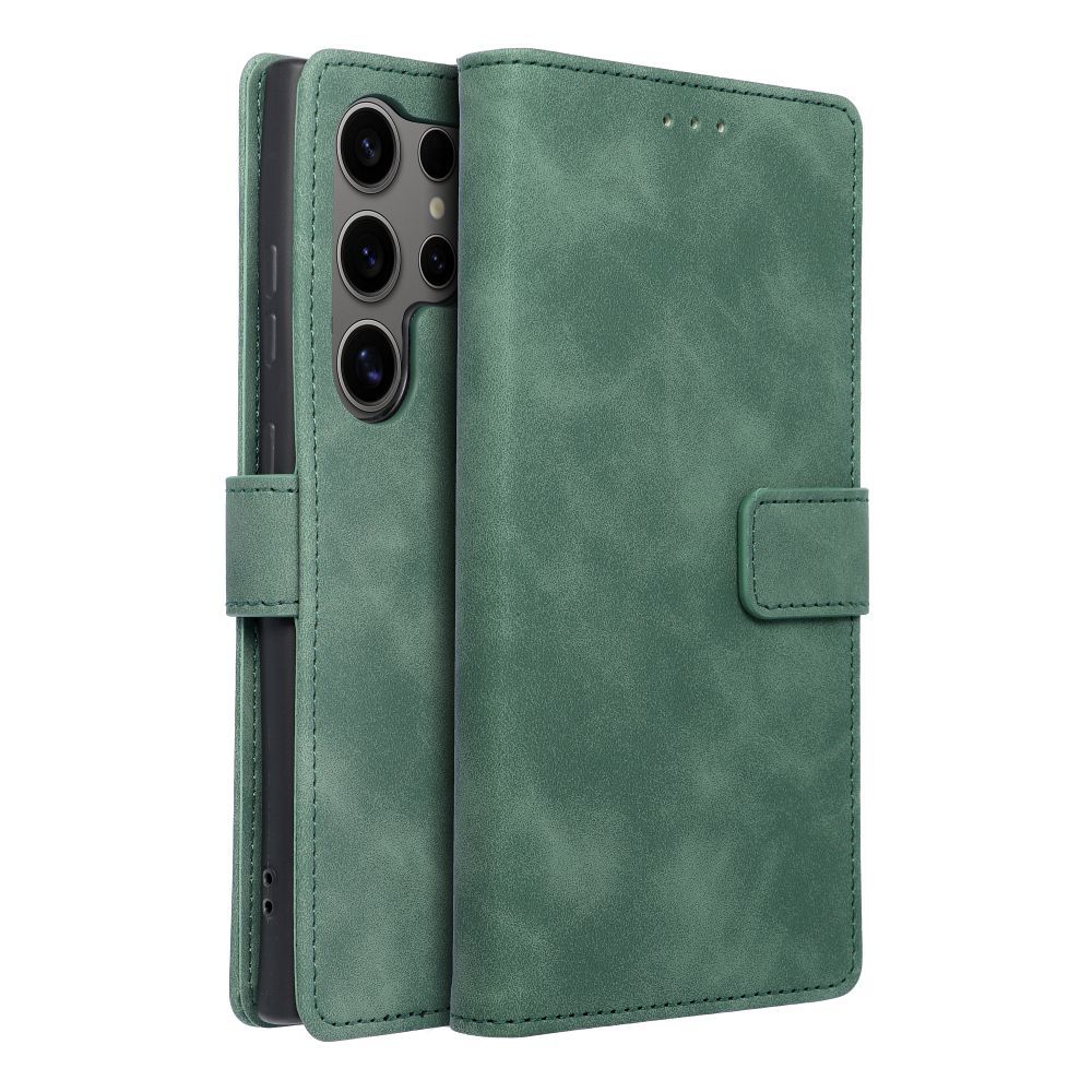 TENDER Book Case for SAMSUNG S24 Ultra green