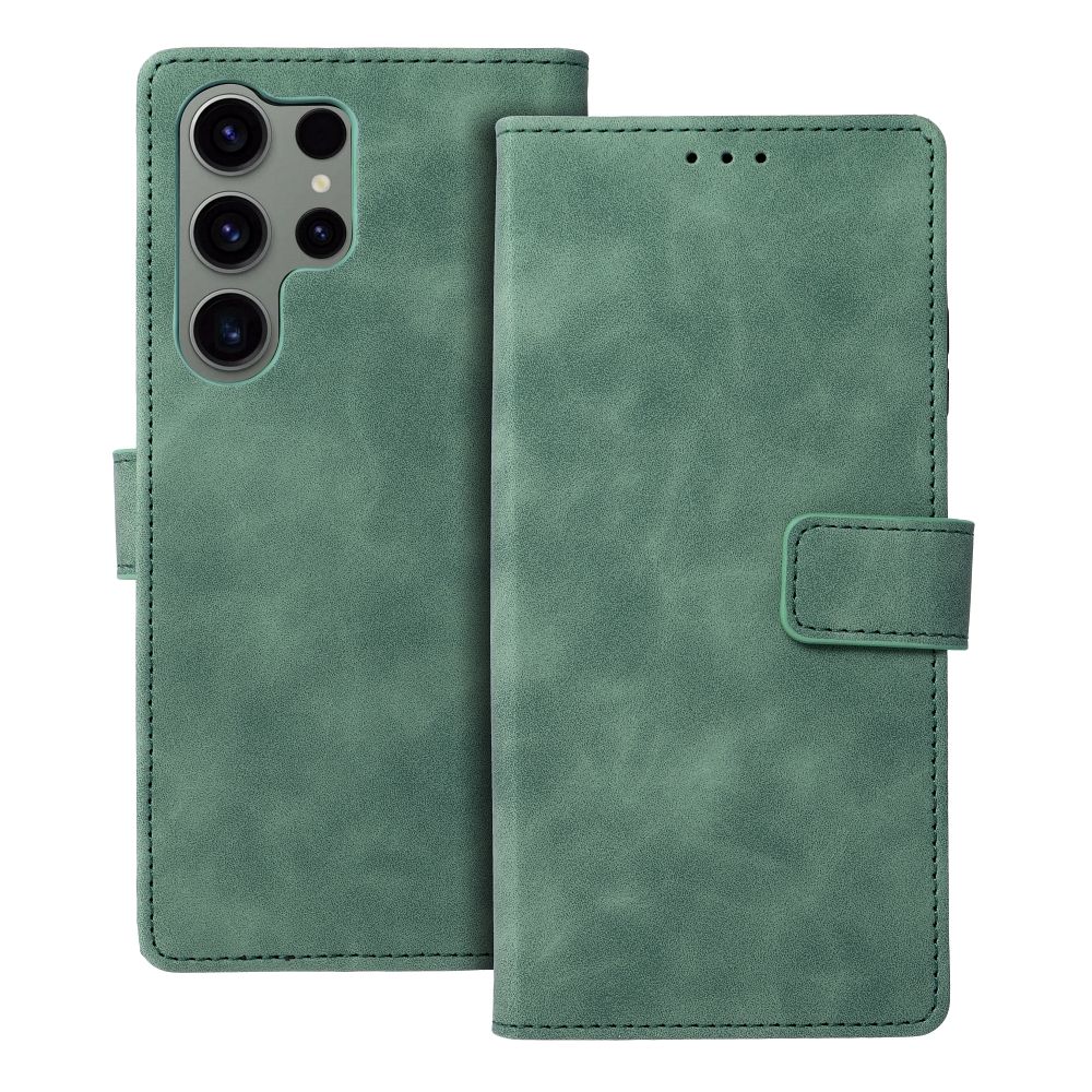 TENDER Book Case for SAMSUNG S23 Ultra green