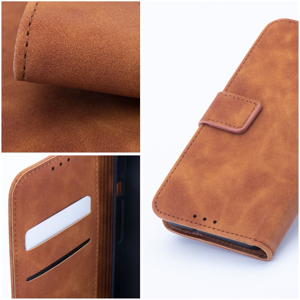 TENDER Book Case for XIAOMI Redmi Note 12S brown